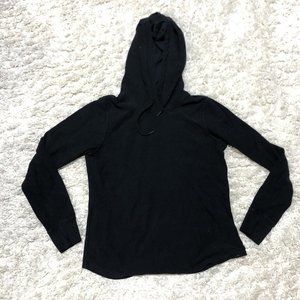 American Giant Pullover Hoodie Sweater Womens Size Medium Black USA Made Shirt